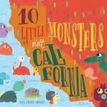 Book cover for 10 Little Monsters Visit California, Second Edition: Volume 4