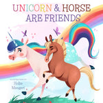 Book cover for Unicorn and Horse Are Friends