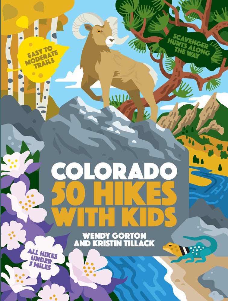 Book cover for 50 Hikes with Kids Colorado