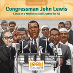 Book cover for Congressman John Lewis: A Man on a Mission to Seek Justice for All