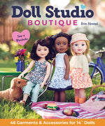 Book cover for Doll Studio Boutique: Sew a Wardrobe; 46 Garments & Accessories for 14" Dolls