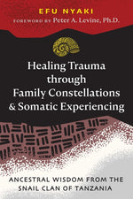 Book cover for Healing Trauma Through Family Constellations and Somatic Experiencing: Ancestral Wisdom from the Snail Clan of Tanzania