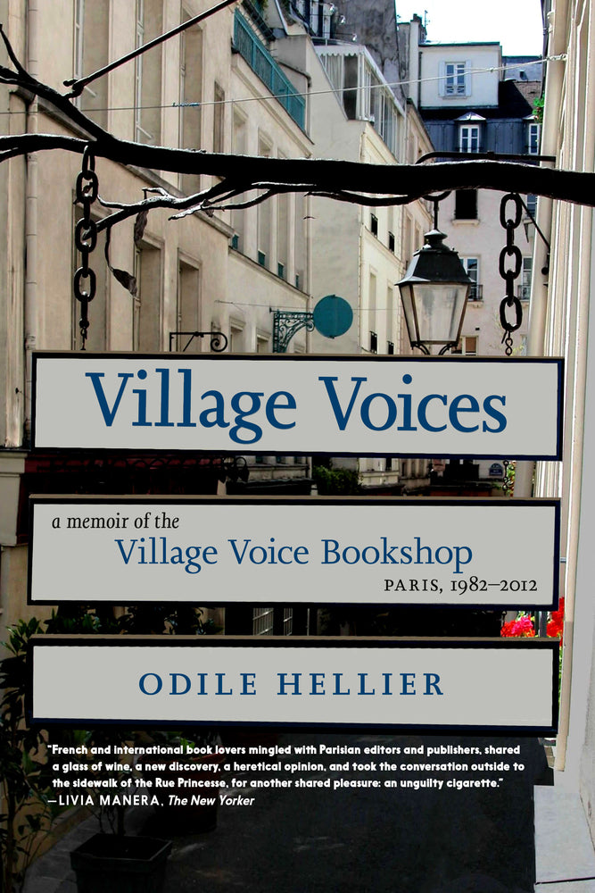Book cover for Village Voices: A Memoir of the Village Voice Bookshop, Paris, 1982-2012