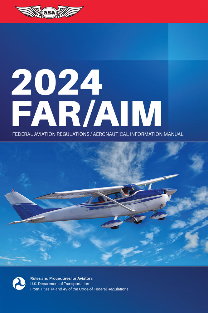 Book cover for Far/Aim 2024: Federal Aviation Regulations/Aeronautical Information Manual