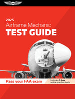 Book cover for Airframe Mechanic Test Guide 2025: Study and Prepare for Your Aviation Mechanic FAA Knowledge Exam (2025)