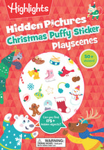 Book cover for Christmas Hidden Pictures Puffy Sticker Playscenes