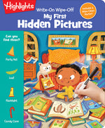 Book cover for Write-On Wipe-Off My First Hidden Pictures