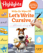 Book cover for Write-On Wipe-Off Let's Write Cursive