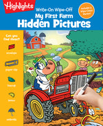 Book cover for Write-On Wipe-Off My First Farm Hidden Pictures