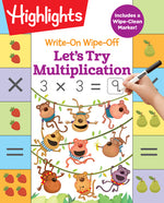 Book cover for Write-On Wipe-Off Let's Try Multiplication