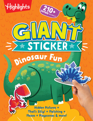 Book cover for Giant Sticker Dinosaur Fun