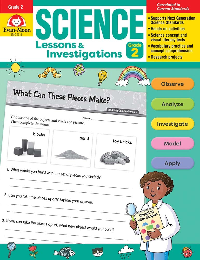 Book cover for Science Lessons and Investigations, Grade 2 Teacher Resource