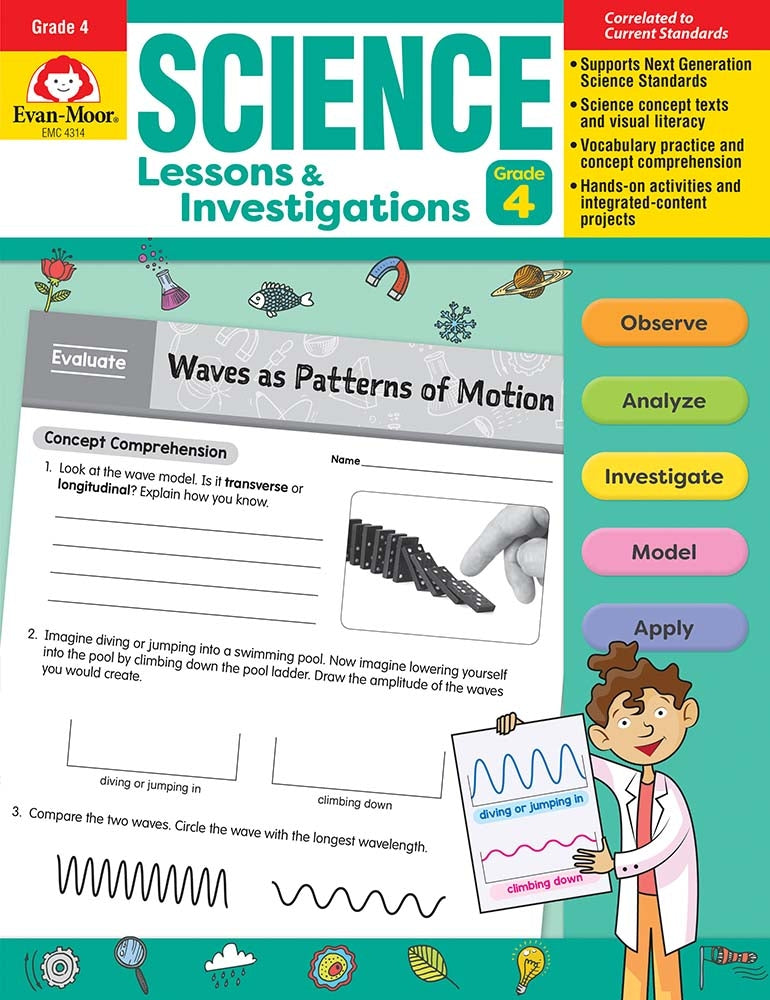 Book cover for Science Lessons and Investigations, Grade 4 Teacher Resource
