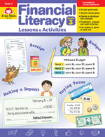 Book cover for Financial Literacy Lessons and Activities, Grade 3 Teacher Resource