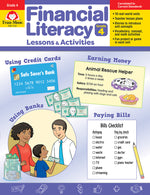 Book cover for Financial Literacy Lessons and Activities, Grade 4 Teacher Resource