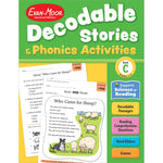 Book cover for Decodable Stories and Phonics Activities, Book C, Grades 1-2