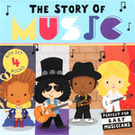 Book cover for The Story of Music: Four-Book Boxed Set: The Story of Rock, the Story of Pop, the Story of Rap, the Story of Country