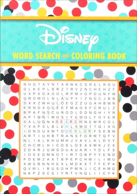 Book cover for Disney Word Search and Coloring Book
