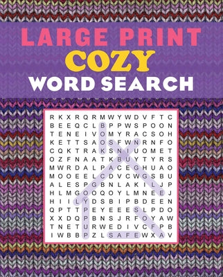 Book cover for Large Print Cozy Word Search