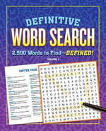 Book cover for Definitive Word Search Volume 1: 2,500 Words to Find--Defined