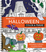 Book cover for Color & Frame - Halloween (Coloring Book)