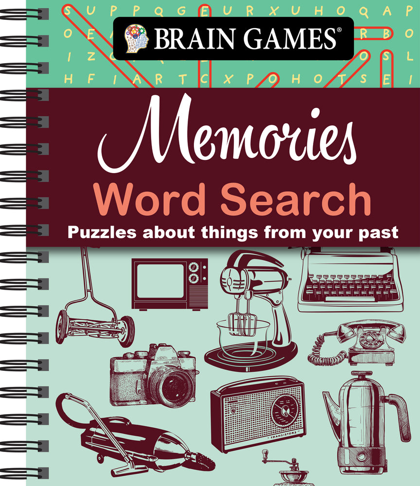 Book cover for Brain Games - Memories Word Search