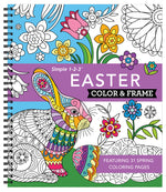Book cover for Color & Frame - Easter (Coloring Book)