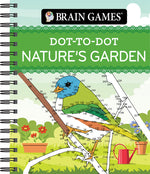 Book cover for Brain Games - Dot-To-Dot Nature's Garden