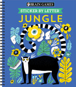 Book cover for Brain Games - Sticker by Letter: Jungle