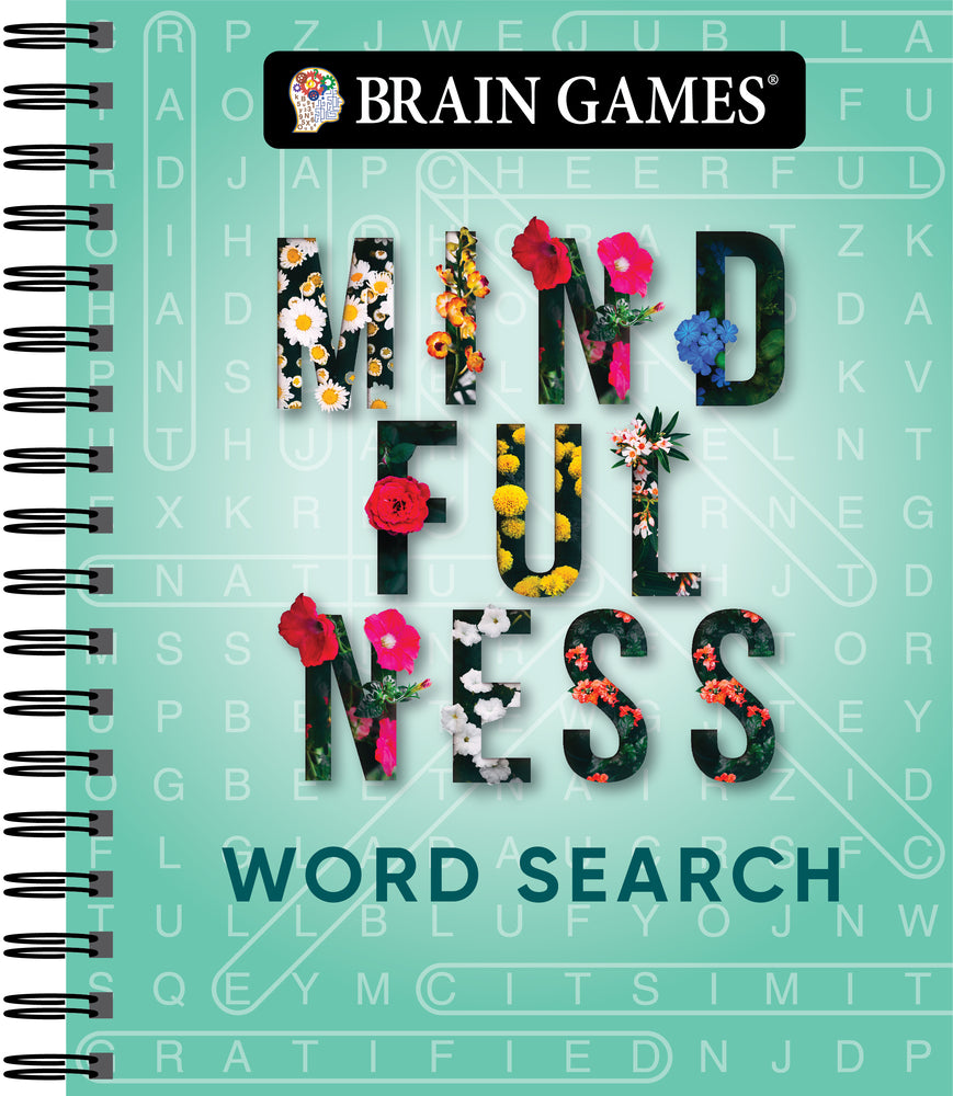 Book cover for Brain Games - Mindfulness Word Search (Green): Volume 2