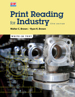 Book cover for Print Reading for Industry