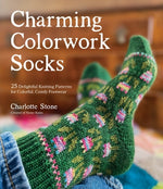 Book cover for Charming Colorwork Socks: 25 Delightful Knitting Patterns for Colorful, Comfy Footwear