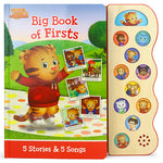 Book cover for Daniel Tiger Big Book of Firsts: 5 Stories & 5 Songs