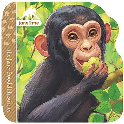 Book cover for Jane & Me Chimpanzees (the Jane Goodall Institute)