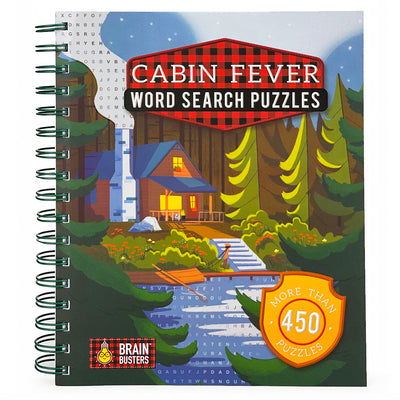 Book cover for Cabin Fever Word Search Puzzles