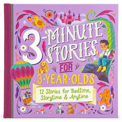 Book cover for 3-Minute Stories for 3-Year-Olds