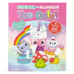 Book cover for Sticker by Number Too Cute!
