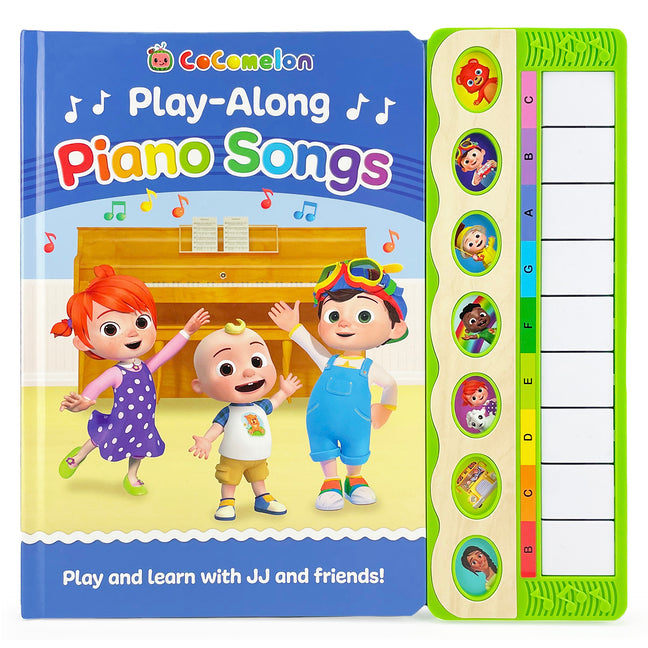 Book cover for Cocomelon Play-Along Piano Songs