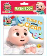 Book cover for Cocomelon Bath Book Time to Get All Clean