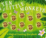 Book cover for Ten Little Monkeys: A Magical Counting Storybook