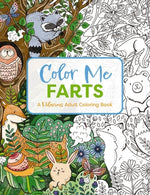 Book cover for Color Me Farts: A Hilarious Adult Coloring Book