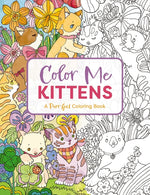 Book cover for Color Me Kittens: A Purr-Fect Adult Coloring Book
