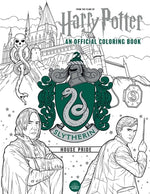 Book cover for Harry Potter: Slytherin House Pride: The Official Coloring Book: (Gifts Books for Harry Potter Fans, Adult Coloring Books)