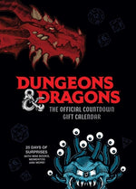 Book cover for Dungeons & Dragons: The Official Countdown Gift Calendar: 25 Days of Mini Books, Mementos, and More!