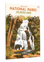 Book cover for The Art of the National Parks: Coloring Book (Fifty-Nine Parks, Coloring Books)