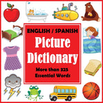 Book cover for English Spanish Picture Dictionary