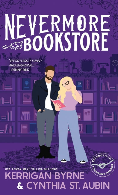 Book cover for Nevermore Bookstore: A Hot, Kink-Positive, Morally Gray, Grumpy-Sunshine Romcom