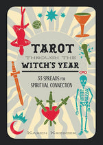 Book cover for Tarot Through the Witch's Year: 33 Spreads for Spiritual Connection