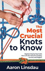 Book cover for The Most Crucial Knots to Know: Beginner Step-by-Step Guide How to Tie 40+ Knots for Camping, Survival, and Preppers