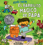 Book cover for El Barrilito Mágico de Papá (Papá's Magical Water-Jug Clock)